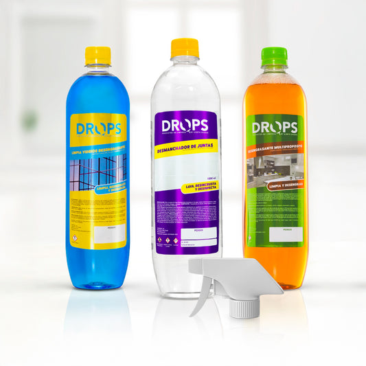 Kit de productos de limpieza Drops + Atomizador