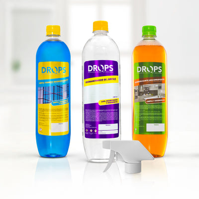 Kit de productos de limpieza Drops + Atomizador